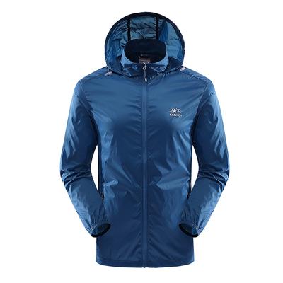 Fashion Sunscreen Clothing Men's Summer Casual Outdoor Hooded Jacket Sunscreen Clothing Outdoor Quick-drying Clothes