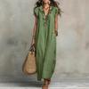 Bohemian Batwing Sleeve Floor-Length Dress - Spring/Summer 2026 Collection