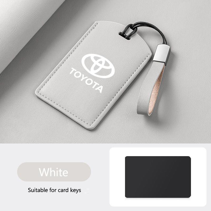 Leder Auto NFC-Karten-Schlüsselanhänger Hülle Schutzhalter Schale Für Toyota Crown Corolla 12./13./14. Generation Crownkluger Vellfire