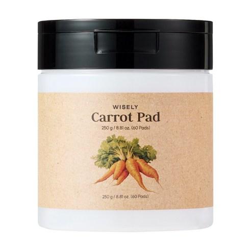 WISELY Hydrating Soothing Carrot Toner Pad (60 pads)