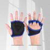 Unisex Half-Finger Fitness Gloves with Grip Straps for Pull-up, Dumbbell, Deadlift & Barbell Support