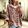 Women S Loose Fit Knitted Pullover Hooded Casual Sweater