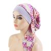 Bedrucktes Kopftuch zum Binden für Frauen, elastisch, Turban für Frauen, Krebs, Chemo-Mütze, Haarausfall-Bedeckung, Kopftuch, Kopfbedeckung, Stretch-Bandana