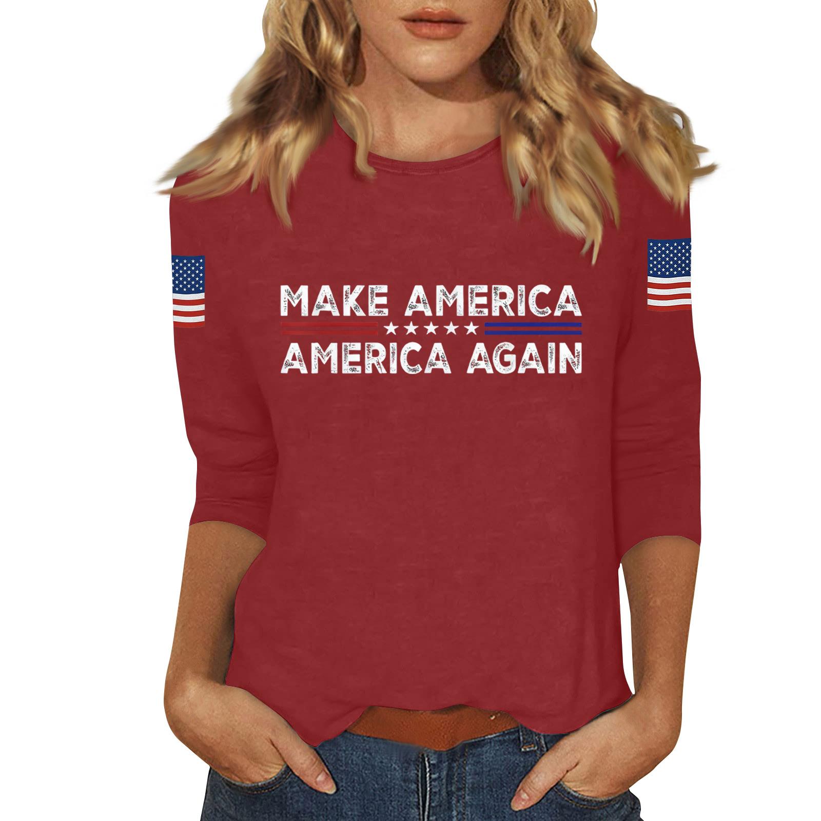 

Женский повседневный модный сексуальный удобный топ с вырезом и рукавом три четверти S винный