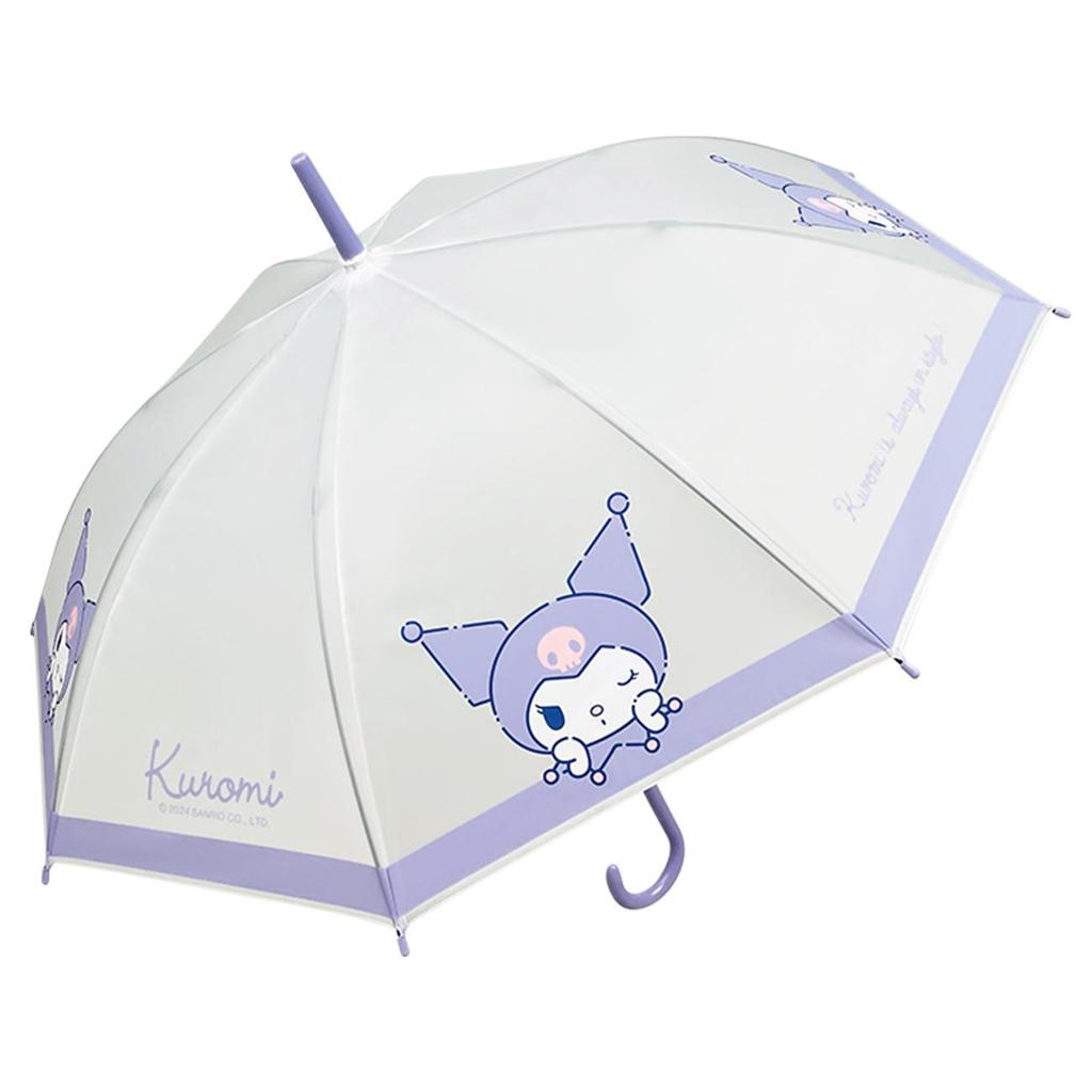 Sanrio Kuromi Dětský ekologický automatický deštník s roztomilým kresleným designem