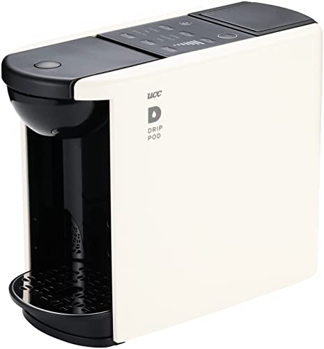 UCC Drip Pod Single-Serve Coffee Machine, Capsule Type, DP3, 700ml, White