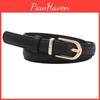 Spring Womens Pu Leather Skinny Belt Metal Pin Buckle Outdoor Leisure Belt Waist