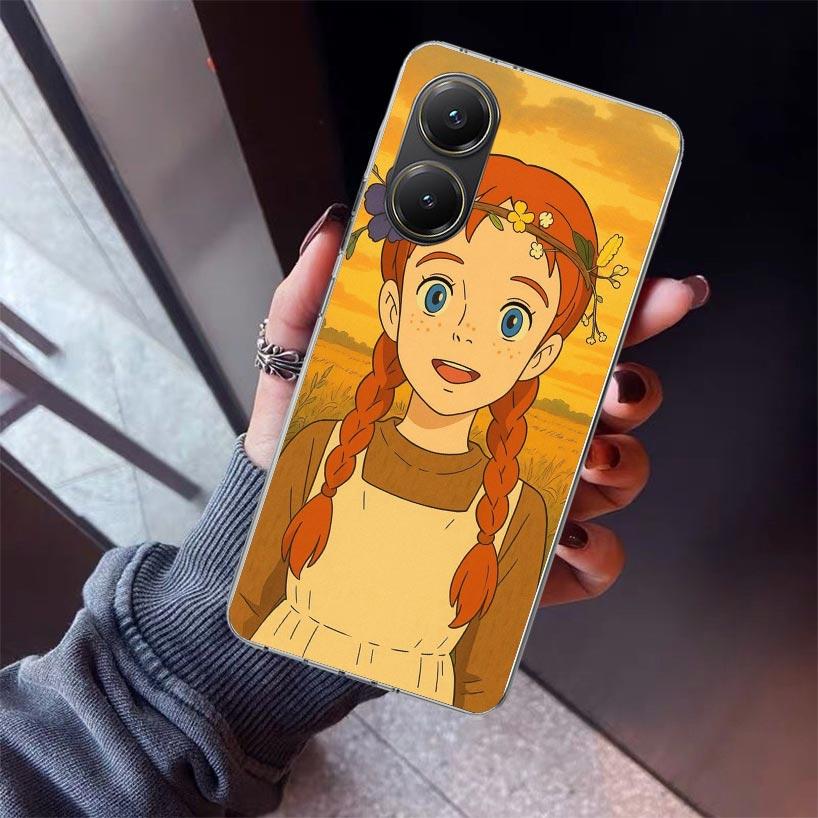 

A-Anne Of Green Gables Shirley Phone Case For Xiaomi Poco X5 X6 X7 Pro F7 Ultra M7 Redmi 15C 15 13C 13 12C 12 10 10C 10A 9 9C 9T Xiaomi Poco F7 Ultra