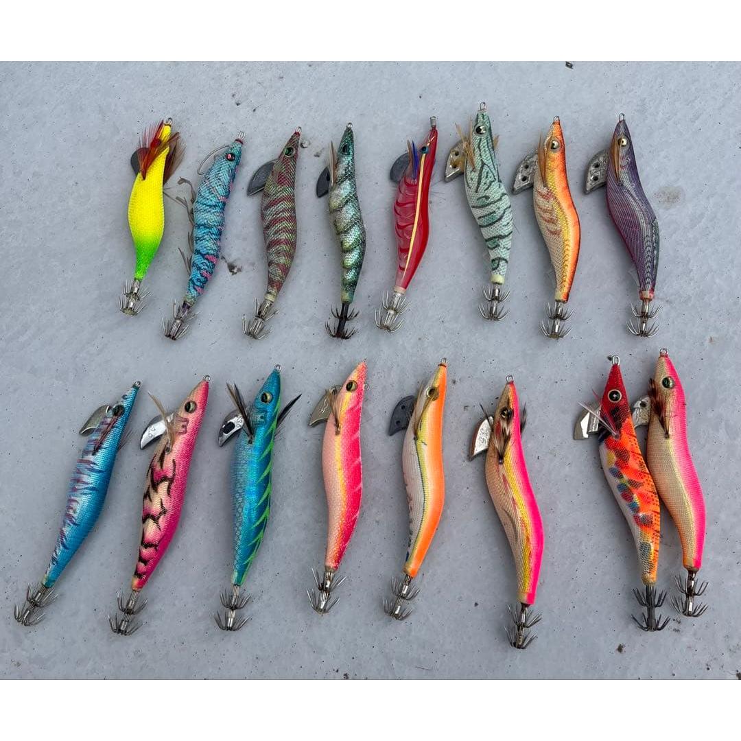 Used Egi 16 piece set multicolor
