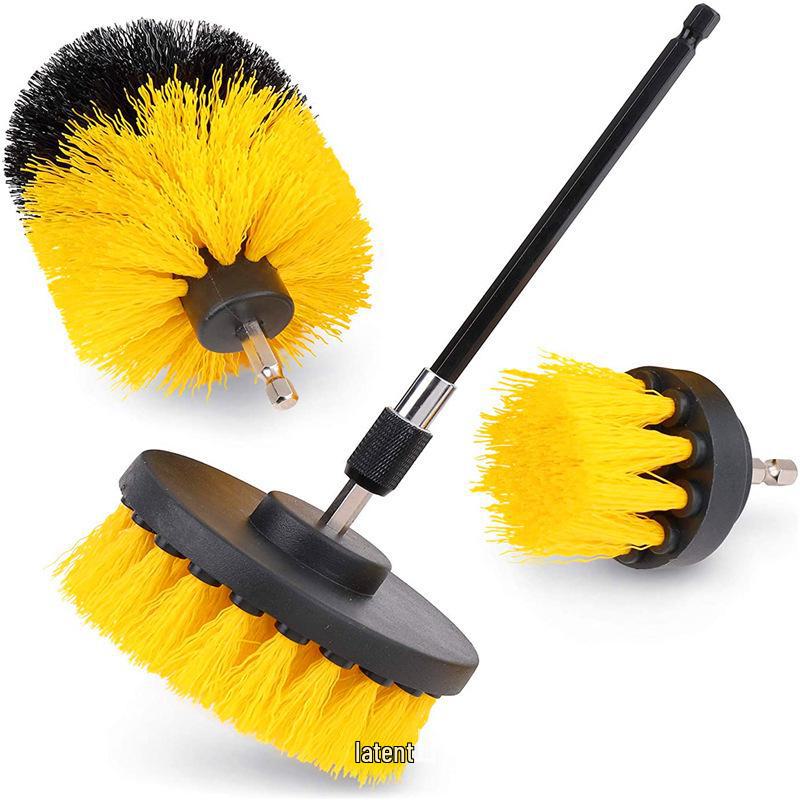 

Electric Drill Brush Set with 150mm Extension Rod for Household Cleaning and Polishing