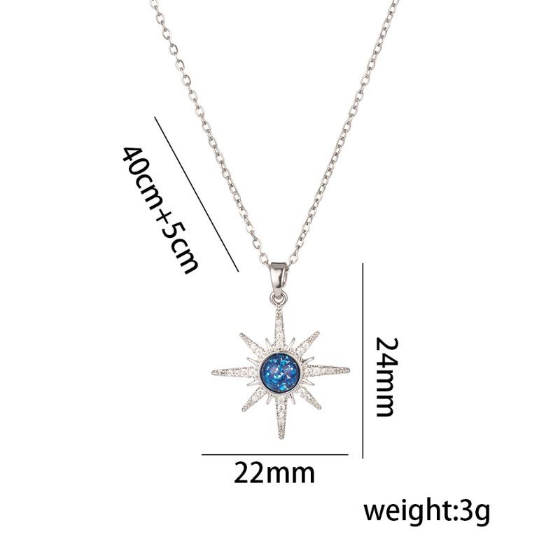 Specially for titanium steel planet starry sky non-fading necklace women's fashion personality versatile high-end sense collarbone chain jewelry