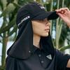 CHALLENGER Uni Logo Point Detachable Sun Guard Ball Cap Black