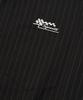 VISION STREETWEAR Vsw Camicia a Righe con Collo Aperto Nera