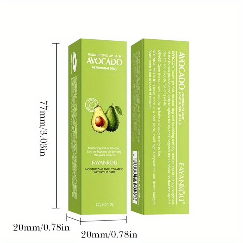 Avocado Vaseline Lip Balm Is Deeply Moisturizing and Mild Suitable for All Skin Types During Autumn and Winter Easy To Carry