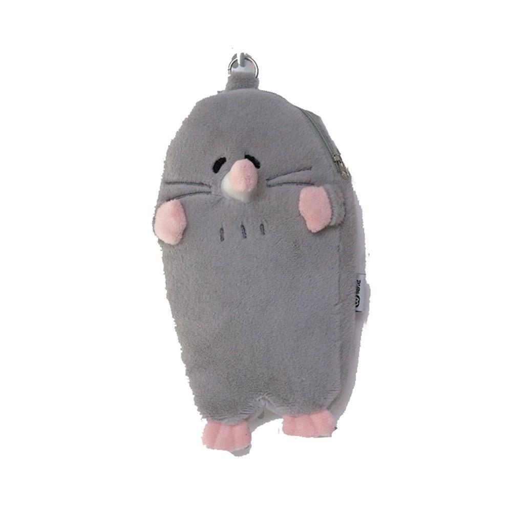 Plush Stationery Storage Bag 3D Stationery Case Durable Mole Pencil Case  Middle School Student