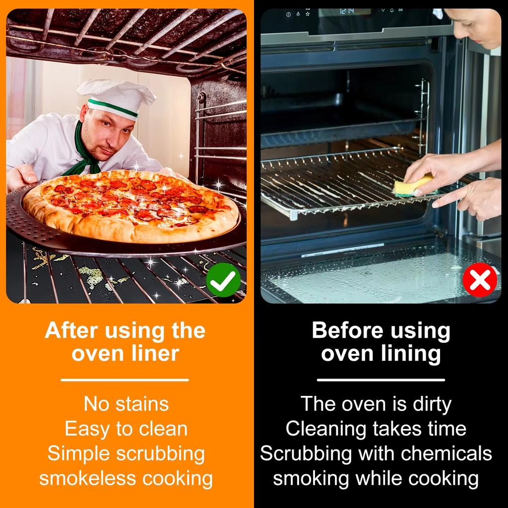 1/10Pcs Oven Liners Grill Mat 33x40cm/50x40cm Non Stick BBQ Grill Liners Reusable Barbecue Baking Liners Microwave Oven Supplies