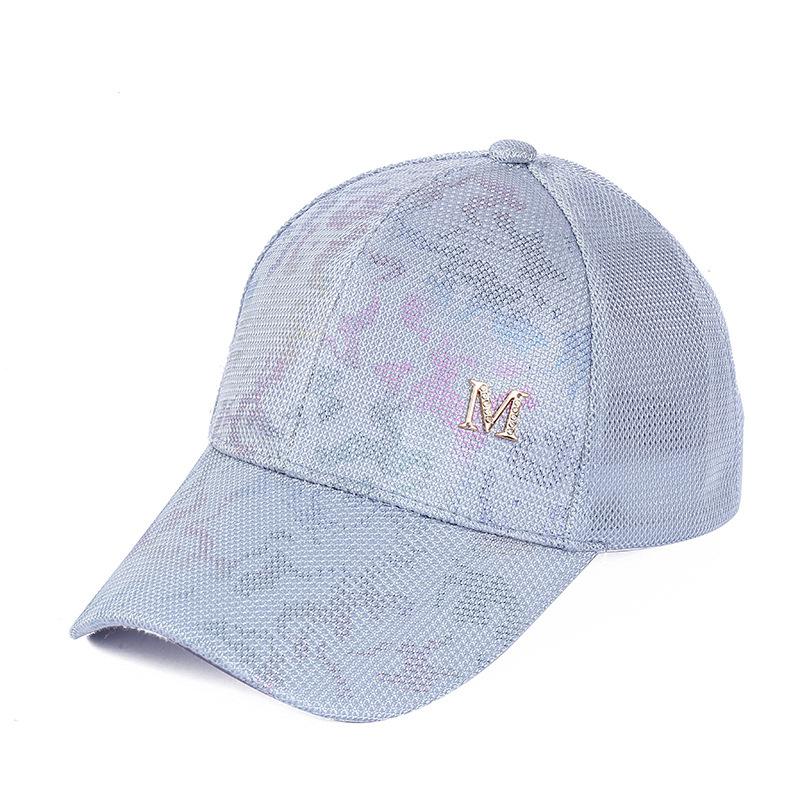 Fashion net cap women's summer versatile gradual change camouflage baseball cap fashion mesh shade cap tide