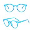 Portable Glasses Protection Online Classes Anti-blue Light Round Eyeglasses Kids Glasses Ultra Light Frame
