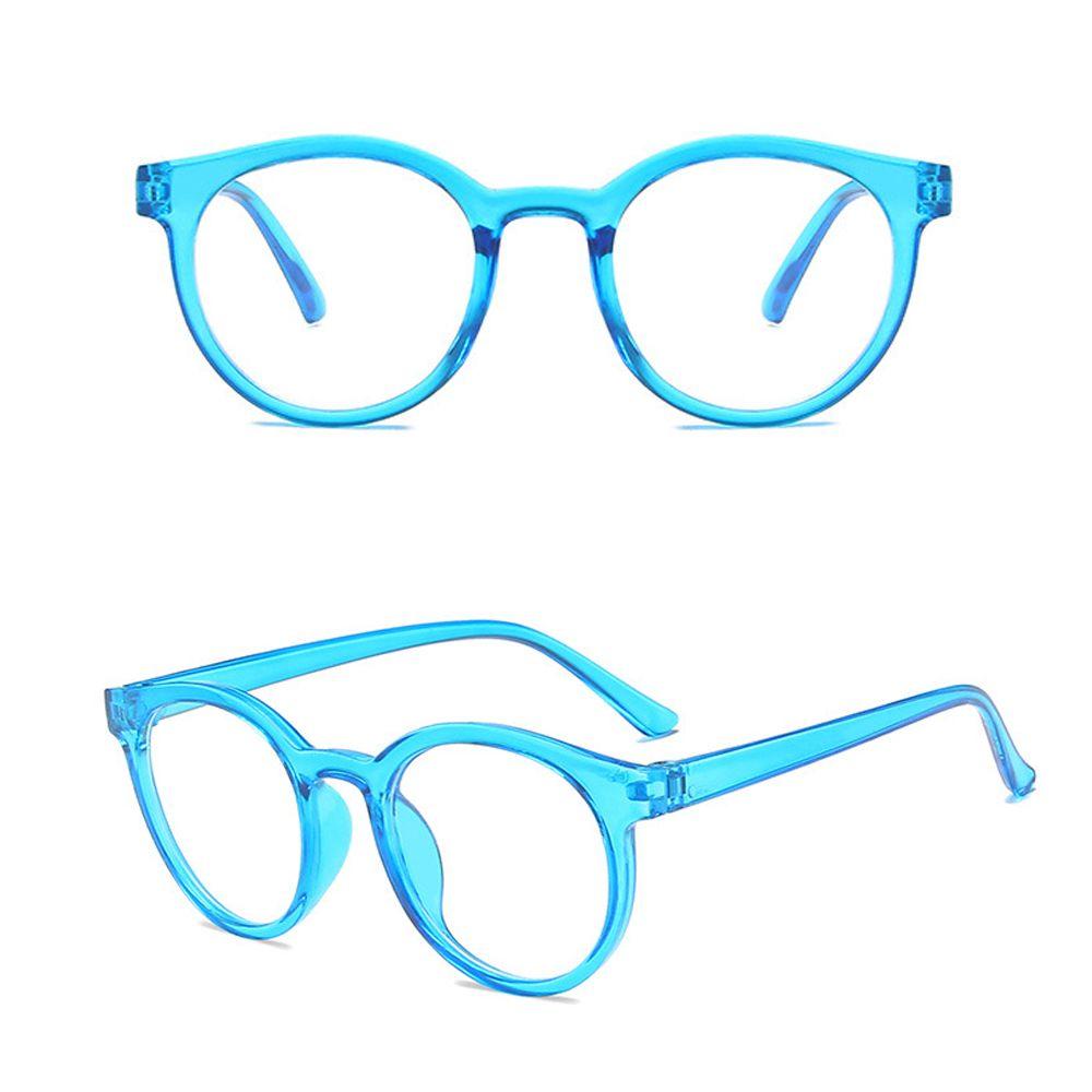 Portable Glasses Protection Online Classes Anti-blue Light Round Eyeglasses Kids Glasses Ultra Light Frame