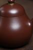 Yixing Zisha Teapot Purple-Red Clay Pear Rhyme Natural Carving Gongfu Teapot.