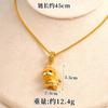 Versatile and High-end Zodiac Pony Girl Light Luxury Style Jewelry Necklace Pendant