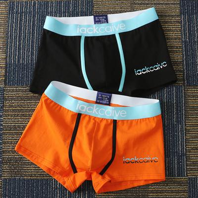 2 stücke Männlichen Höschen Baumwolle männer Unterwäsche Boxer Atmungsaktiv Mann Boxer Gedruckt Unterhose Bequeme Shorts Männer unterwäsche