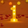 Alphabet Letter LED Lights Luminous Number Lamp Decor Battery Night Light for Home Wedding Birthday Christmas Party Decoration KTY