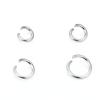 1.5mm Thick Stainless Steel 8/9/10/12mm Open Jump Rings For Jewelry Making Materials Necklace Bracelet Connector DIY Accessories