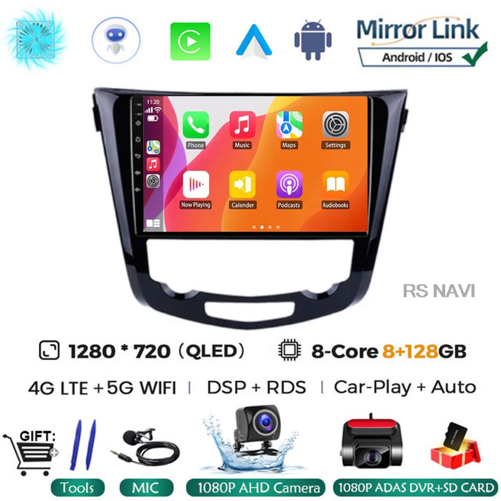 Android 14 Car Radio Multimedia For Nissan X-TRAIL X Trail T32 Qashqai 2 J11 2013 - 2017 Autoradio 2 Din  Carplay Gps NO Dvd