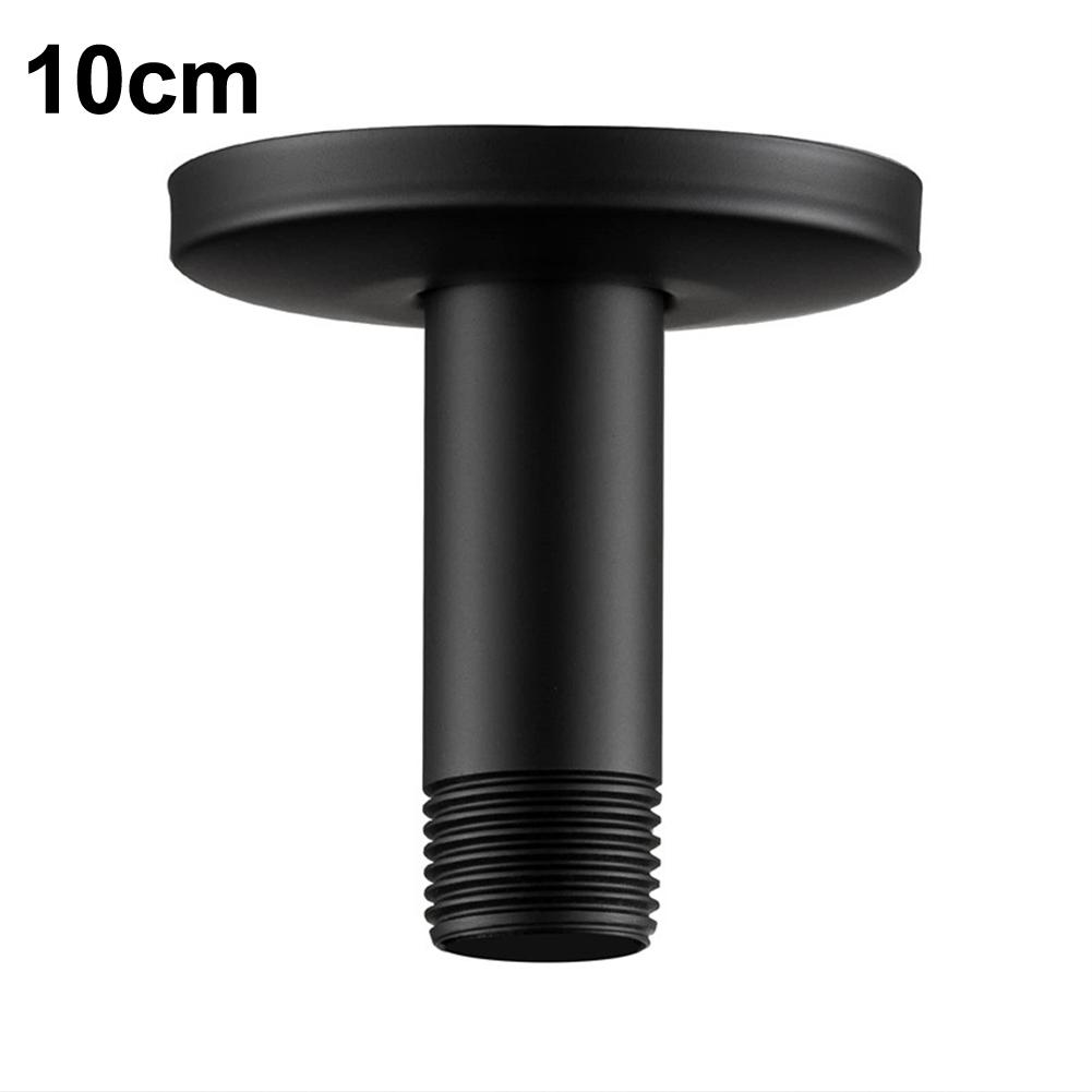 10cm Leak-proof Shower Bracket With Flange Ceiling Mount Shower Head Extension Male G1/2 Connectors Shower Head Arm Extension