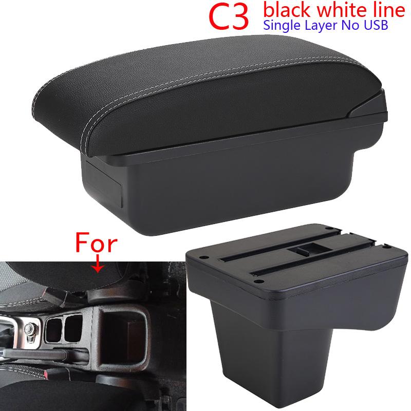 For Suzuki Vitara Armrest Box Central Store Content Storage Arm Rest Car Modification Accessories Interior Retractable Leathe