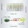 10pcs Boxed Metal Spoon Spinner Fishing Lure with Treble Hooks Artificial Bait 3g Rotating Spoon Kit Fishing Gift for Dad Father