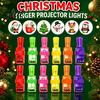 Interactive Parent Child Toys 12 Pcs Halloween Finger Projector Lights Mini Colorful LED for Kids Pattern Projection Ring Kids Goodie Bag Stuffers,