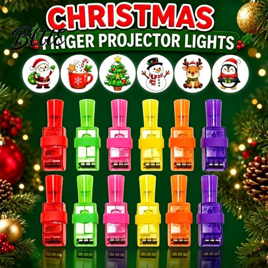 Interactive Parent Child Toys 12 Pcs Halloween Finger Projector Lights Mini Colorful LED for Kids Pattern Projection Ring Kids Goodie Bag Stuffers,