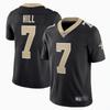 New Orleans Saints 7 Hill Fotbalový dres Pánský Atletický Sportovní Fanouškovský Herní Oblečení