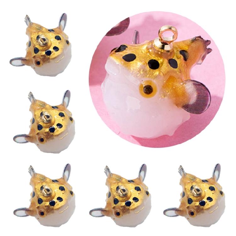 5 Pack Jewelry Accessories Fish Craft for DIY Necklaces Earrings and Bracelets