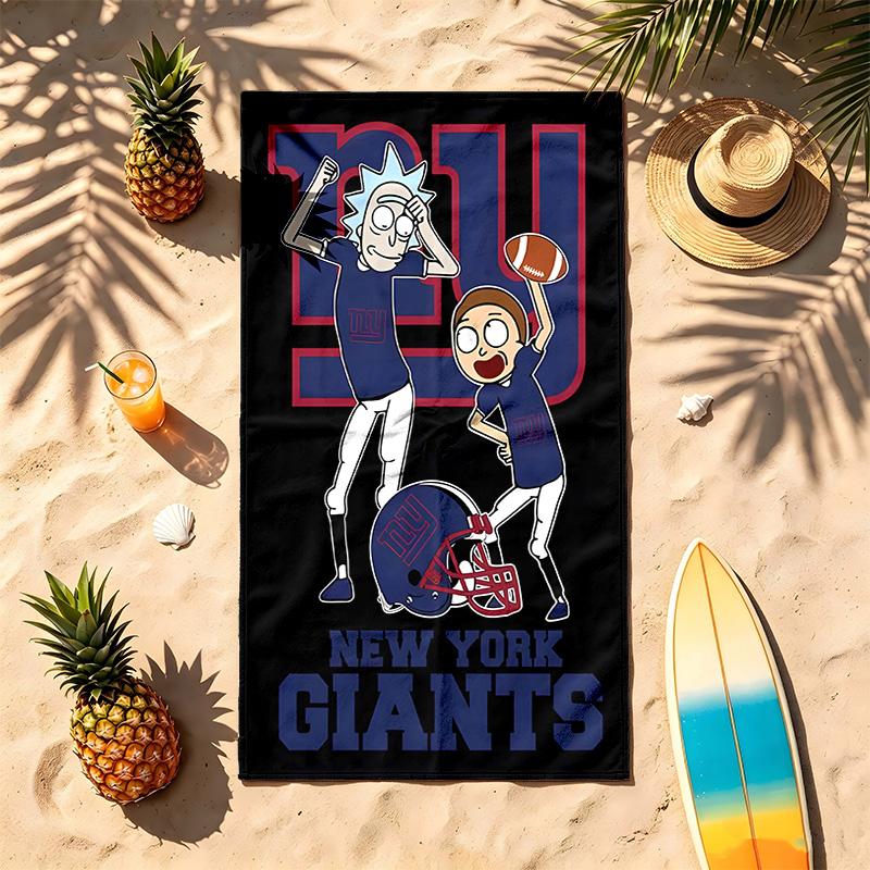 New York Giants (23) Theme Beach Towel Sand Resistant Soft And Comfortable Suitable For The Pool Camping Yoga And Diving A Travel