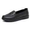 Ladies' Genuine Leather Loafers - Soft Sole Comfort Shoes for Spring & Autumn. Perfect for Middle-aged and Elderly Women.