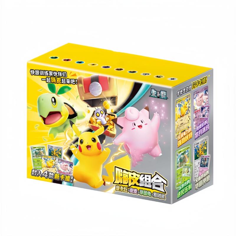 

2025 Genuine Zhu Zi Hi Pi Combination First Round Pkm Collectible Card Ptcg Simplified Chinese Genuine Card Set Collection Gifts