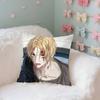 Shin Asakura Case Plush Fabric Soft Pillowcase Double Sided Print Cushion Cover Household Gifts