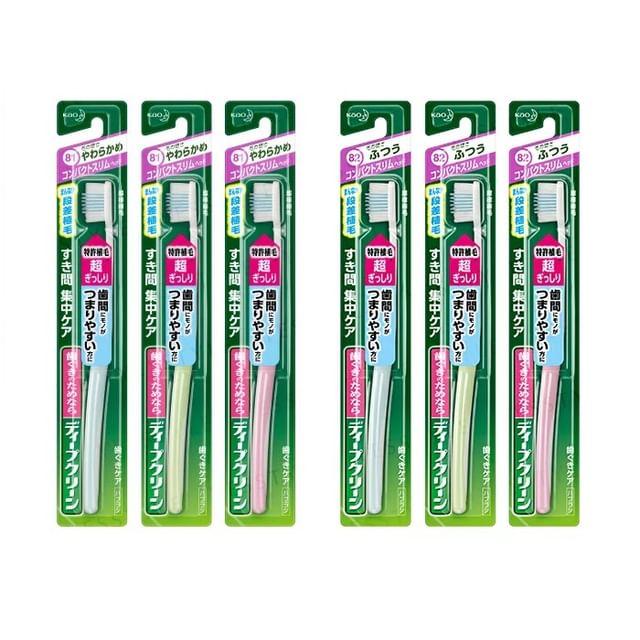 Kao - Deep Clean Compact Slim Toothbrush Random Color - Normal