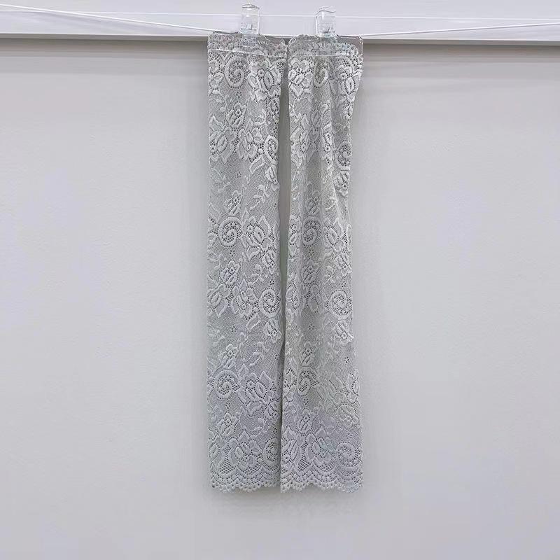 

Женские кружевные перчатки без пальцев, длинные тонкие солнцезащитные перчатки, дышащий летний солнцезащитный крем 2pcs серый