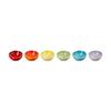 Le Creuset Mini Bowl 7cm Rainbow Heat-resistant Cold-resistant Microwave Oven Dishwasher Safe Set 6