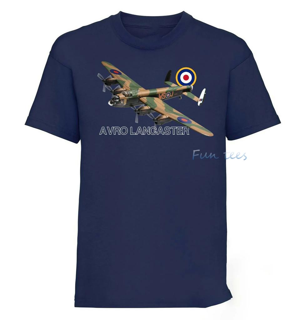 WW2 Flygplan T-shirt WW2 Andra Världskriget Slaget om Storbritannien Sommar Bomull Kort Ärm O-Hals Herr Dam T-shirt för Militärfan