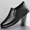 2026 Spring and Autumn New Men's Business Casual Leather Shoes Men's Soft Leather Soft Sole Lightweight and Comfortable Sub 96121