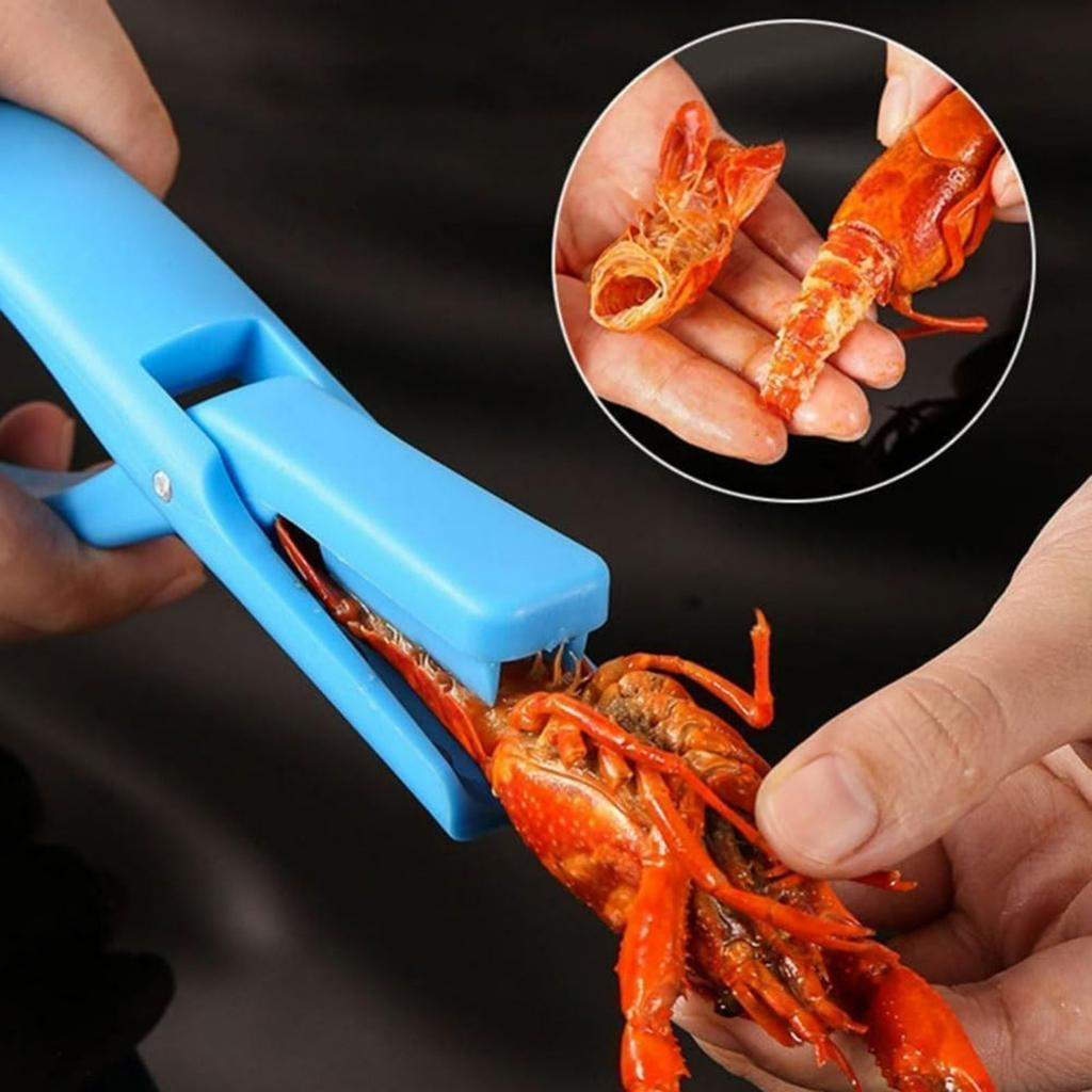 4 Pcs Crawfish Peeler, Crawfish Shucker, Crawfish Sheller Tool for Peeling Cooked Shrimp Tails, Universal Crayfish Shelling Device, Household