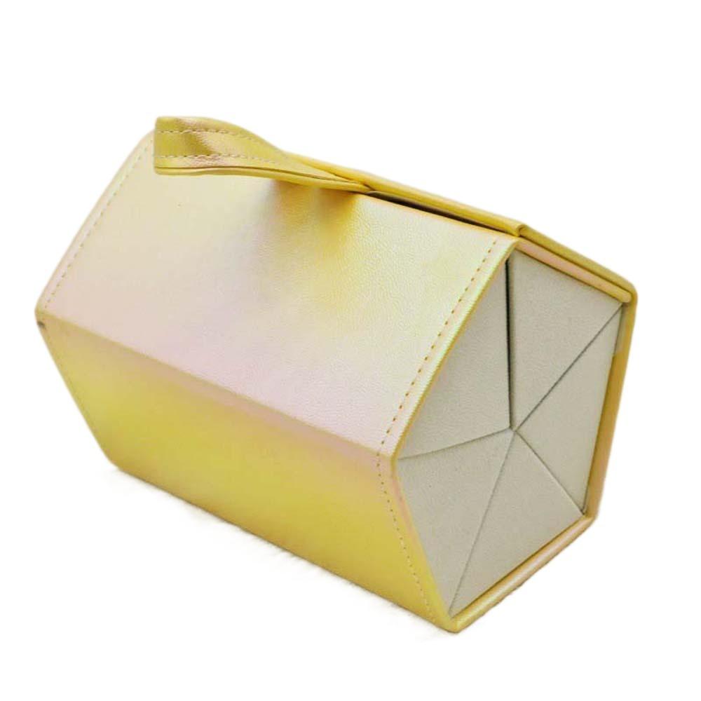 Magnetic Button Five Lattice Glasses Storage Box Portable Glasses Protective Case Work