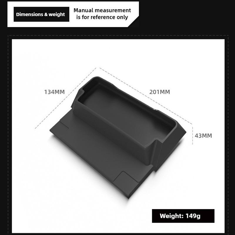 For Tesla Model Y L Juniper 2026 Center Console Armrest Storage Box Glasses Tray Model 3 Highland 2025 Car Interior Accessories