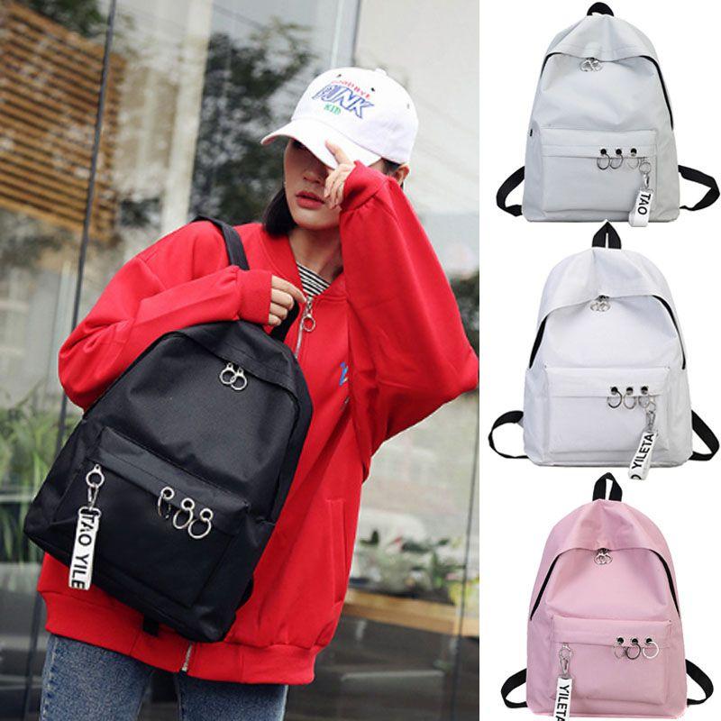 Women Men Girl Canvas Travel Backpack Satchel Rucksack Laptop School Bag