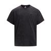 Water Wash Brand Logo Embroidered Comfortable Casual Short Sleeve T-Shirt Men T-Shirts Medium-Coal-Gray 1389362-016